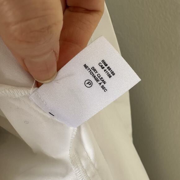 Derek Lam 10 Crosby Charlotte Cotton Waist-Tie Shirt Dress Unique Sleeve - Picture 15 of 16